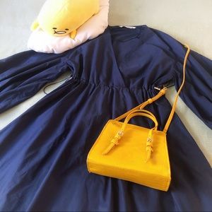 ZARA voluminous poplin dress